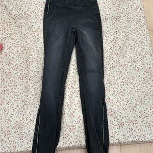BDG Black Skinny Jeans with Ankle Zips